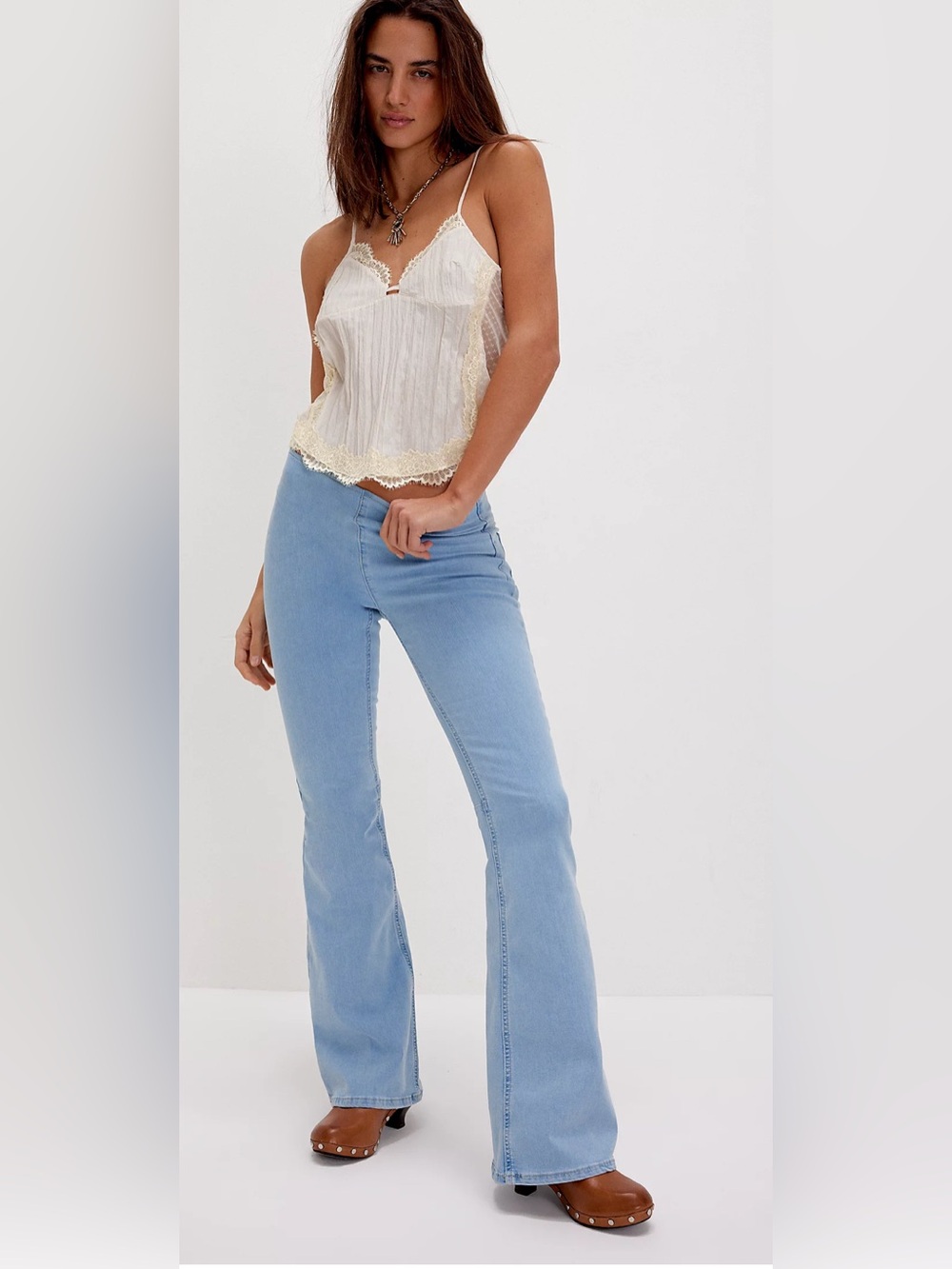 We The Free Penny Pull-On Flare Jeans - Picture 4 of 14
